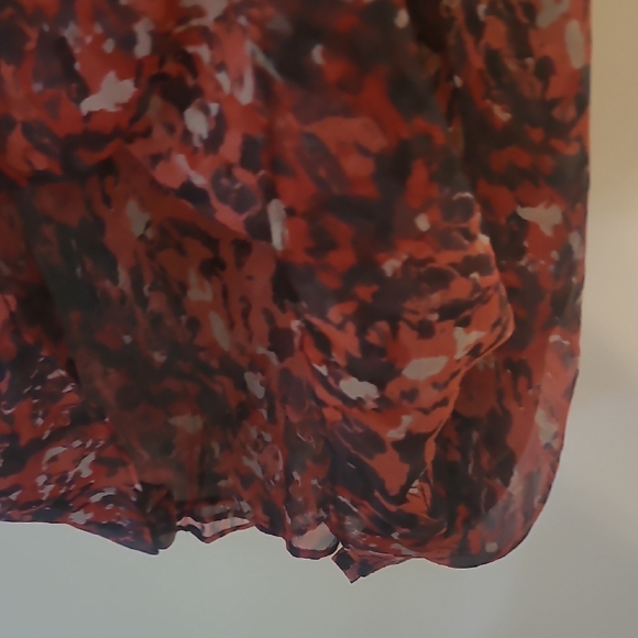 Robbi & Nikki by Robert Rodriguez Red and Black Blouse - Picture 4 of 6